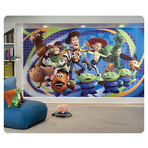 Toy Story Chair Rail Giant Ultra-Strippable Prepasted Mural